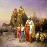アブラム ウルからカナンへの旅（ヨージェフ・モルナー画）