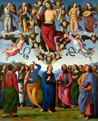 キリストの昇天（ピエトロ・ペルジーノ画）